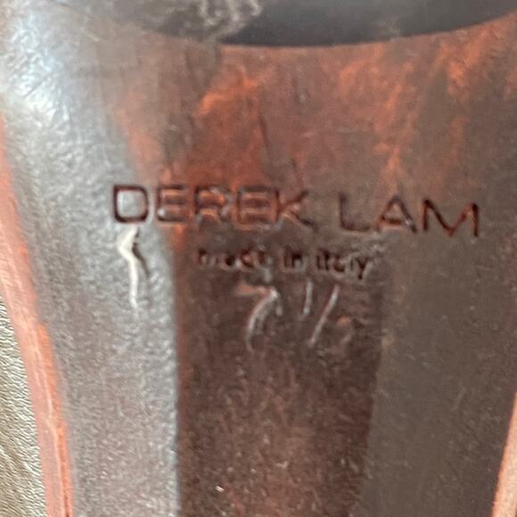 Derek Lam Cage Cut Out Peep Toe Wood Heels 7.5 - Picture 12 of 12